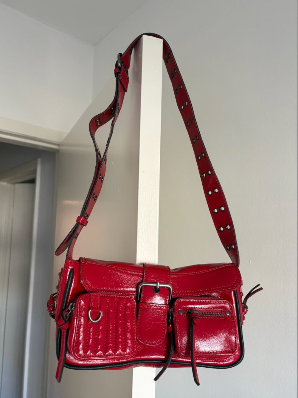 Red Free People Purse